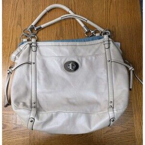 Coach Audrey Beige Flagship Exotic Andie Tote XL 17027 Demo